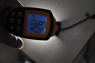 Замер рабочей температуры ламп H7 i-ZOOM